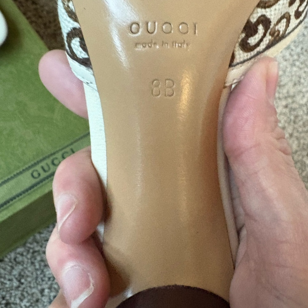 SALE🥰 Authentic Gucci Flora Horsebit Heel Mules - Picture 9 of 10